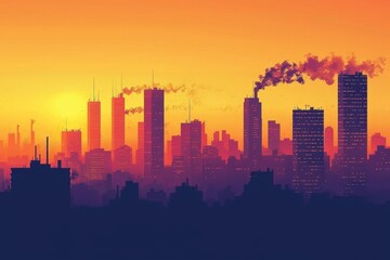 Fototapeta premium Indoor and Outdoor Air Pollution: Risks for Lung Health