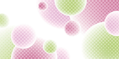 グラデーション　カラフル　円　模様　背景