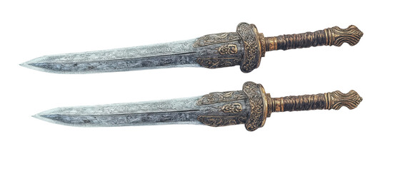 Ancient Double Dagger Pair