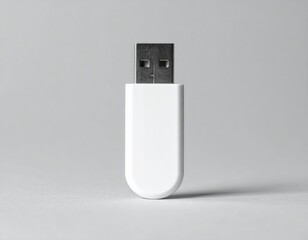 White Usb Flash Drive Mockup