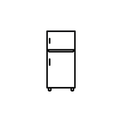 refrigerator icon vector symbol template,
