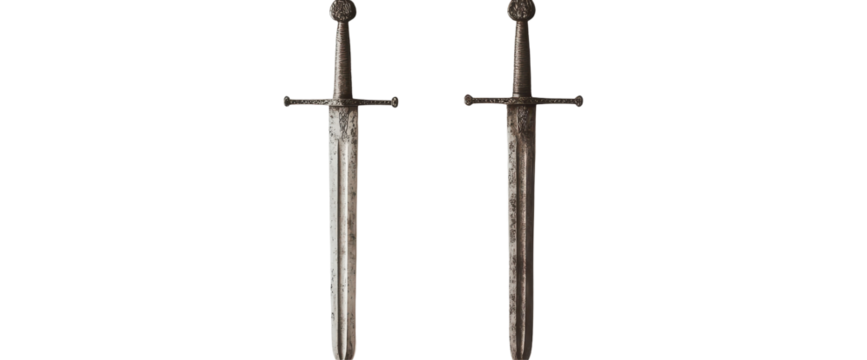 Two antique swords