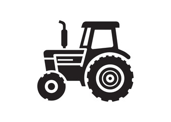 Tractor Silhouette Vector