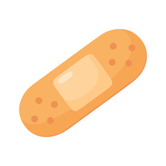 Colorful adhesive bandage illustration