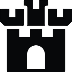 a castle illustration design 