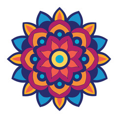 abstract flower vector illustration