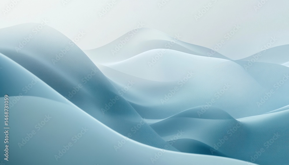 Poster abstract landscape of mountain waves with geometric texture design on a gradient background with mod