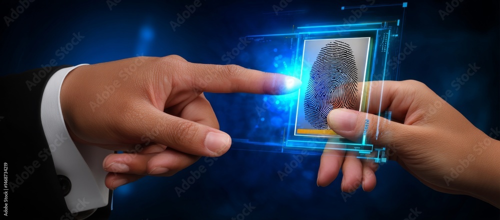 Poster digital fingerprint security interaction
