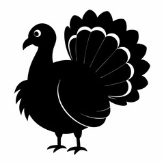 Turkey Silhouettes Vector Illustration