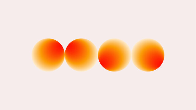 Retro Orange Gradient Circles Pattern - 70s Style Background Design