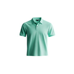 Png of A short-sleeve mint green polo shirt, ideal for casual or sporty occasions.