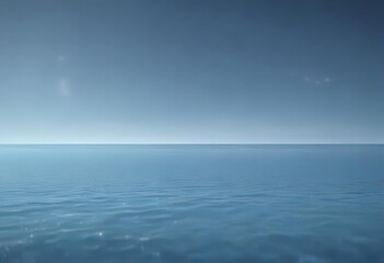 Soft blue gradient, evokes tranquil ocean, dreamy abstract feel, visual, light, abstract