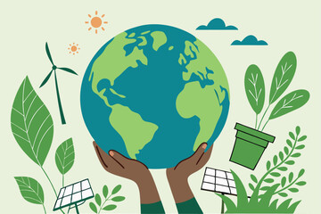 20 Earth globe, green and blue, hands holding, eco-friendly, environmental conservation, grass, leaves, plant pot, sustainability, nature protection, organic, planet care, green energy, biodiversity, 