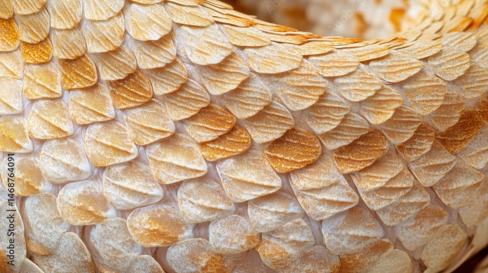 Poster close-up view of scales on a reptile showcasing texture and color patterns in natural habitat