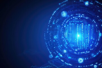 Abstract digital graphic design