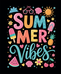 Summer Vibes – Colorful and Fun Hand-Drawn