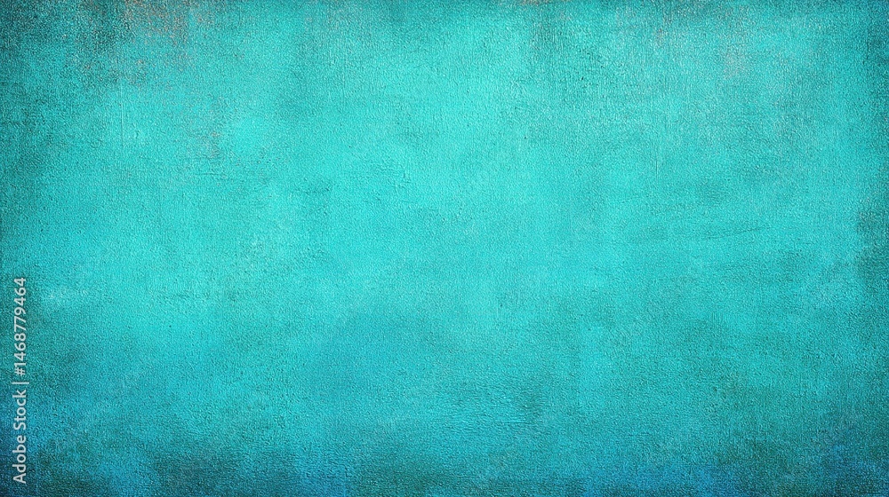 Aufkleber textured turquoise background with minimal grain for design use