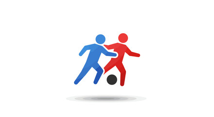 Stylized Blue Arrow Pointing Upward with Subtle Shadow Detail