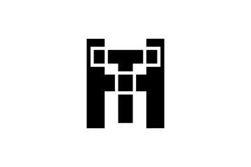 Modern HT Letter Logo Design – Stylish Vector Branding for Business & Creativity