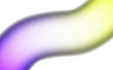 Blue purple green color abstract grainy gradient shape cutout on transparent background, vibrant multicolor glowing noisy gradient texture cutout, grungy texture effect, noise texture effect.