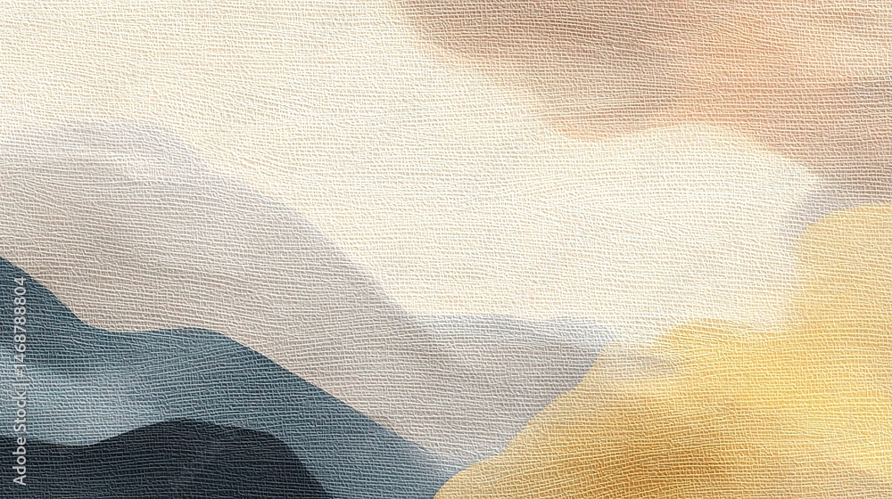Poster soft abstract pattern with minimal lines and gentle color gradients
