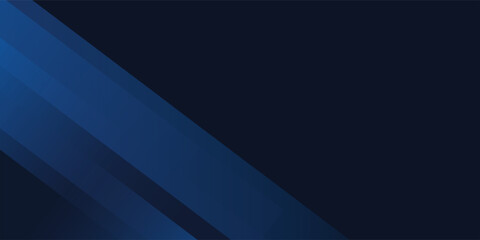 Obraz premium Blue black abstract background geometry shine and layer element vector for presentation design. Suit for business, corporate, institution, party, festive, seminar, and talks