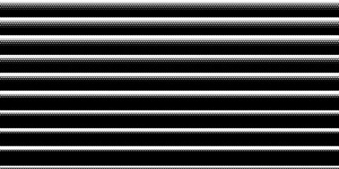 Obraz premium Black and white halftone background. Abstract illustration of round particles. The dots form shapeless images.