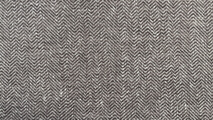 Fabric Closeup Brown Herringbone Wool Texture Pattern Diagonal Flat Full Frame