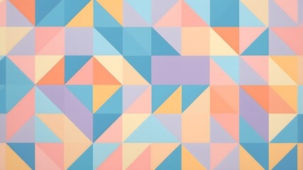 Fototapeta premium Contemporary geometric pattern of triangles and squares