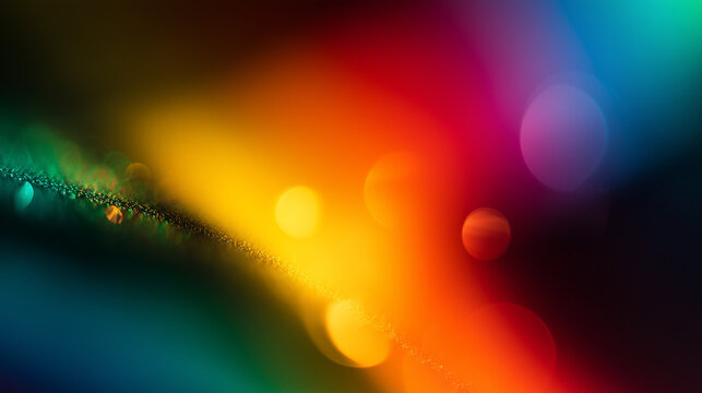 Rainbow hues blending in harmony, celebrating love and diversity in unity.