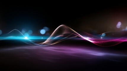 Vivid Energy Wave Oscillation