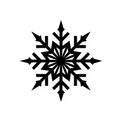 snowflake vector on white background  .svg