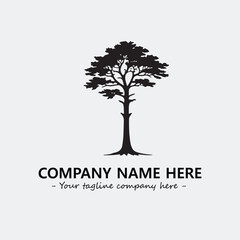 Obraz premium Tree Silhouette Logo Company Design Illustration Vector Graphic Image