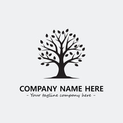 Obraz premium Tree Silhouette Logo Company Design Illustration Vector Graphic Image