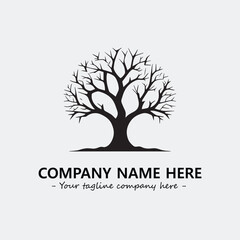 Obraz premium Tree Silhouette Logo Company Design Illustration Vector Graphic Image