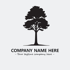 Obraz premium Tree Silhouette Logo Company Design Illustration Vector Graphic Image