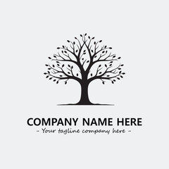 Obraz premium Tree Silhouette Logo Company Design Illustration Vector Graphic Image