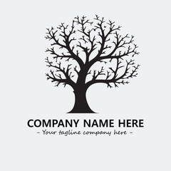 Obraz premium Tree Silhouette Logo Company Design Illustration Vector Graphic Image