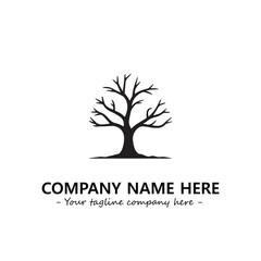 Obraz premium Tree Silhouette Logo Company Design Illustration Vector Graphic Image