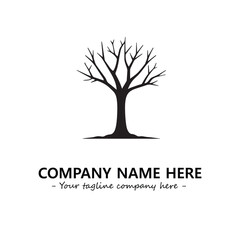 Obraz premium Tree Silhouette Logo Company Design Illustration Vector Graphic Image