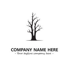 Obraz premium Tree Silhouette Logo Company Design Illustration Vector Graphic Image