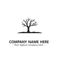 Obraz premium Tree Silhouette Logo Company Design Illustration Vector Graphic Image