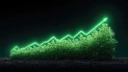 Growing Green Graph on Dark Soil