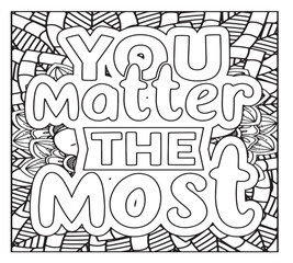 Motivational Quotes Coloring Pages For KDP