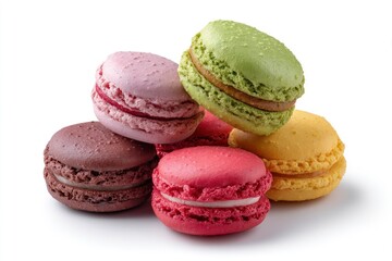 Colorful Macarons: A Delightful Pastry Still Life