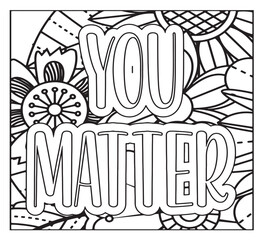 Motivational Quotes Coloring Pages For KDP