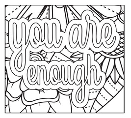 Motivational Quotes Coloring Pages For KDP