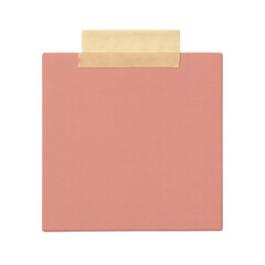 Fototapeta premium Rose Gold Sticky Note