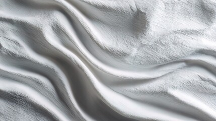 Soft Gray Fabric Texture with Natural Creases in Background