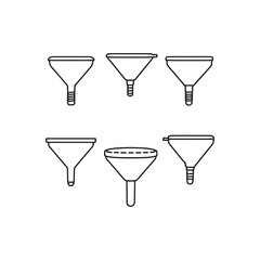 Clean Elastic Funnel Illustration for Creative Projects